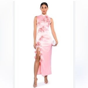 AKIRA Blush Pink Floral Dress